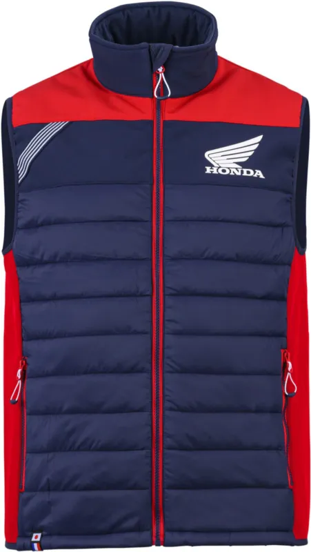 Bezpečná Platba HONDA vesta RACING - modrá - Velikosti 3XL