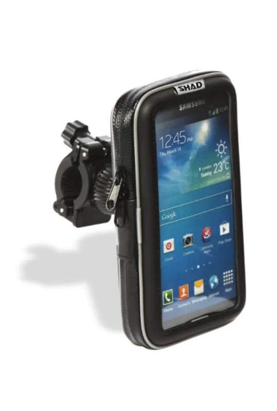 Výprodej Vodotěsný držák na smartphone SHAD X0SG20H na řídítka (120x70 mm / 3,8") – 360° otočné pouzdro s funkčním dotykem - Vodotěsný držák na smartphone SHAD X0SG20H na řídítka (120x70 mm / 3,8") – 360° otočné pouzdro s funkčním dotykem