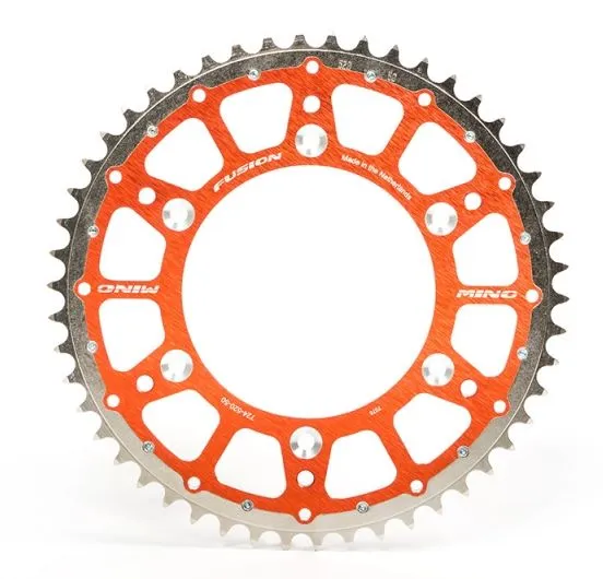 Rozeta MINO FUSION pro KTM 125 až 530 / HUSQVARNA 125 až 450 - 51 zubů oranžová Přímo Od Výrobce