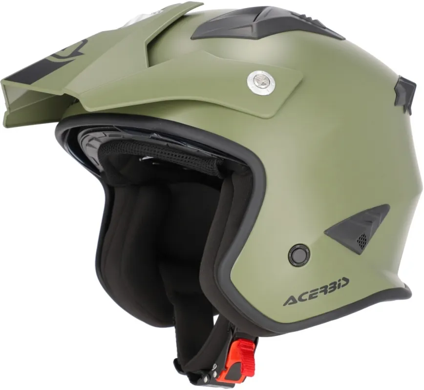 Acerbis Aria 2023 Solid Trysková přilba Zelená mat - XS (53/54) Výprodej