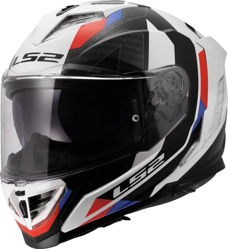 Akční Cena LS2 FF818 Storm III Sporty Helma bílá/modrá/červená - XL (61/62)