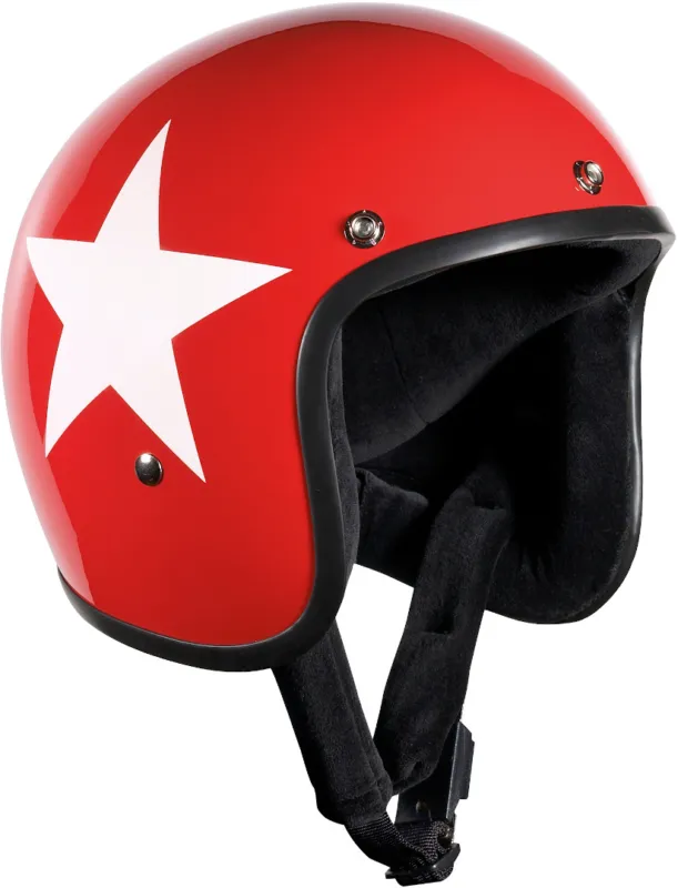 Akční Nabídka Bandit Jet Star Red Jet helma - XXL (63/64)