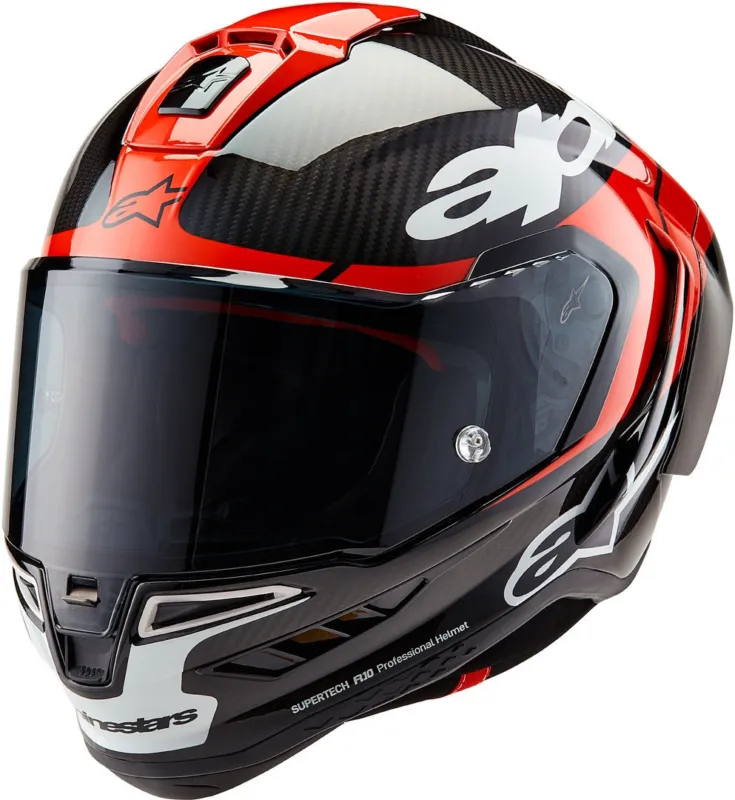 Alpinestars Supertech R10 Element Carbon Helma černá/červená/bílá - XL (61/62) Dokud Zásoby Vydrží