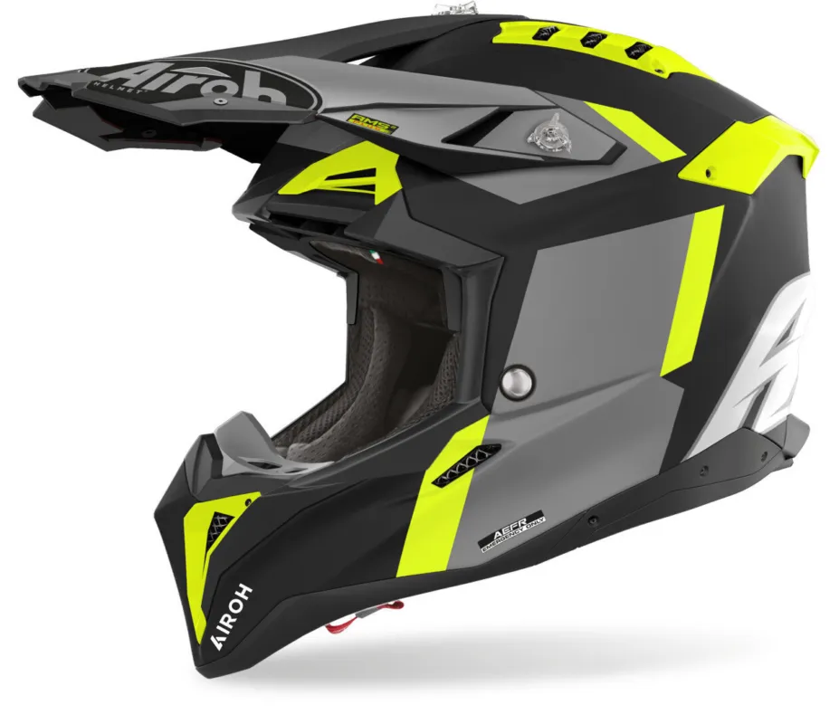 Airoh Aviator 3 Glory Motokrosová přilba žlutý mat - XL (61/62) Expresní Doručení
