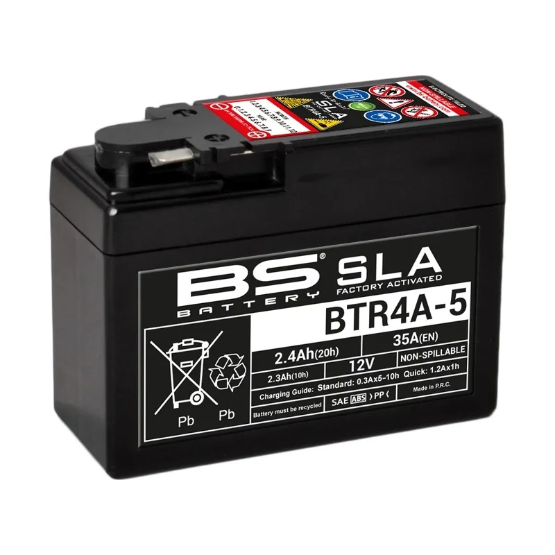 BS Battery Továrně aktivovaná bezúdržbová SLA baterie - BTR4A-5 - BS Battery Aktuální