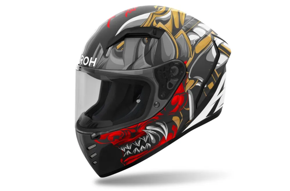 přilba CONNOR Samurai, AIROH (matná) 2026 - XS Zlevněný