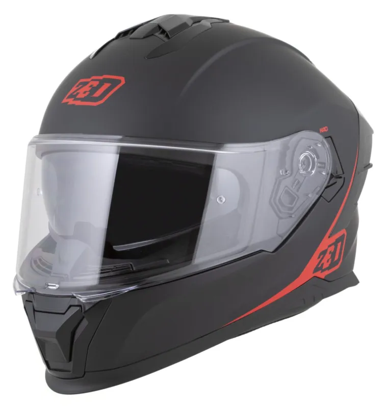 Nejlepší Volba přilba K40, ZED (černá matná/červená) 2026 - XS