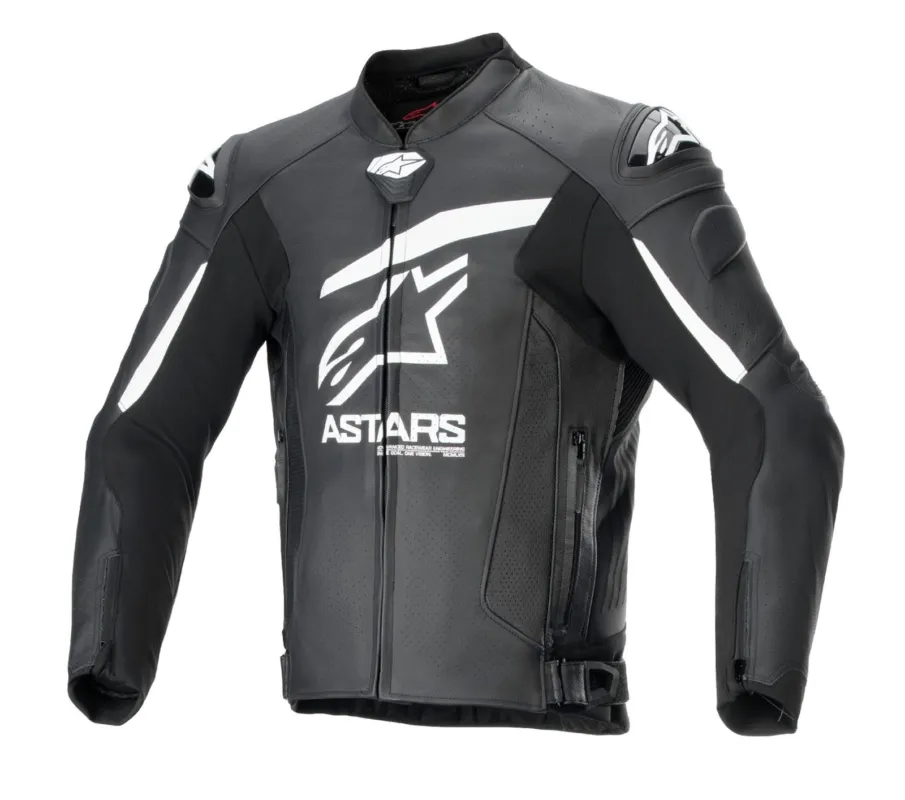 bunda GP PLUS R 4 AIRFLOW, ALPINESTARS (černá/bílá) 2026 - 56 Cenová Bomba