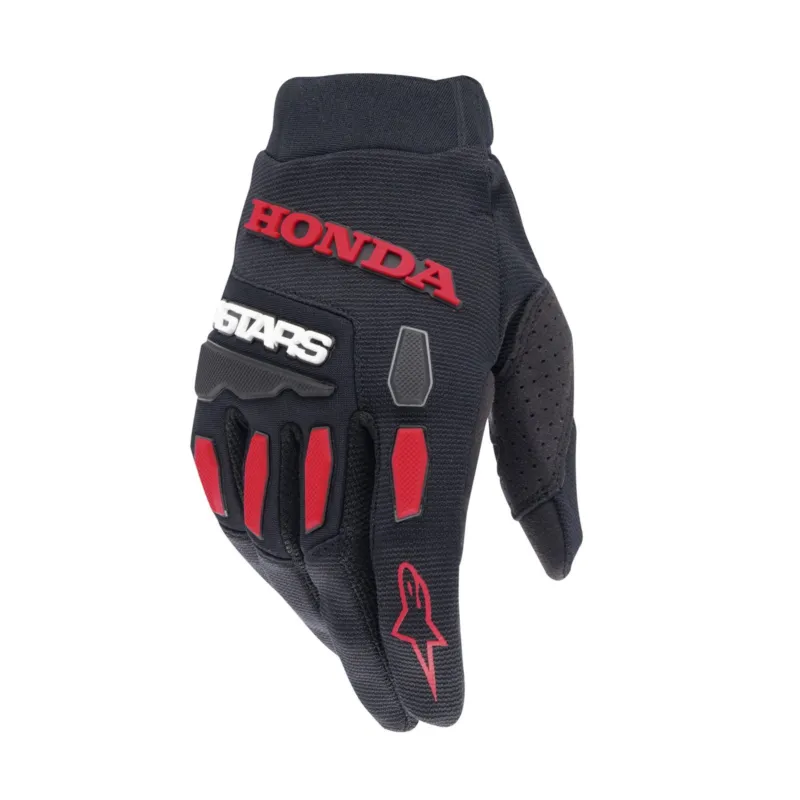 Akce rukavice FULL BORE HONDA kolekce, ALPINESTARS (černá/červená) 2026 - XL