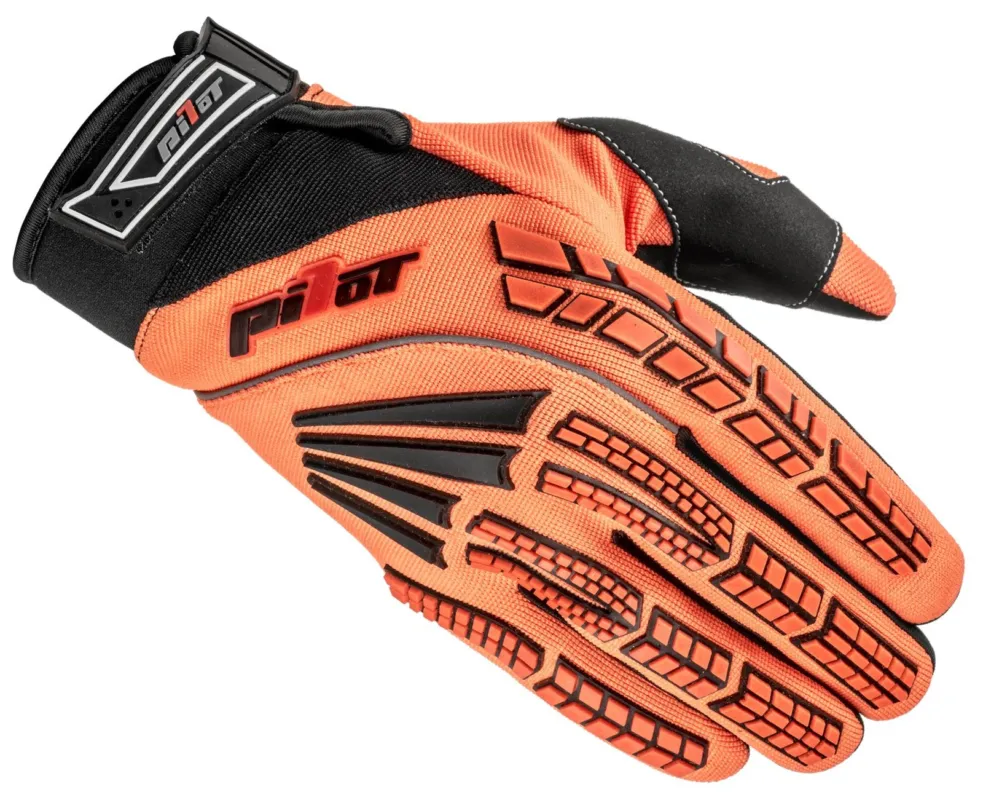 Akční Cena rukavice PIONEER, PILOT (oranžová fluo/černá) - 2XL