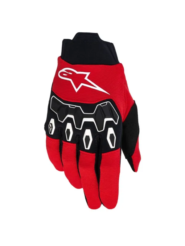 Autentický rukavice FULL BORE V2, ALPINESTARS (červená/černá/bílá) 2026 - L