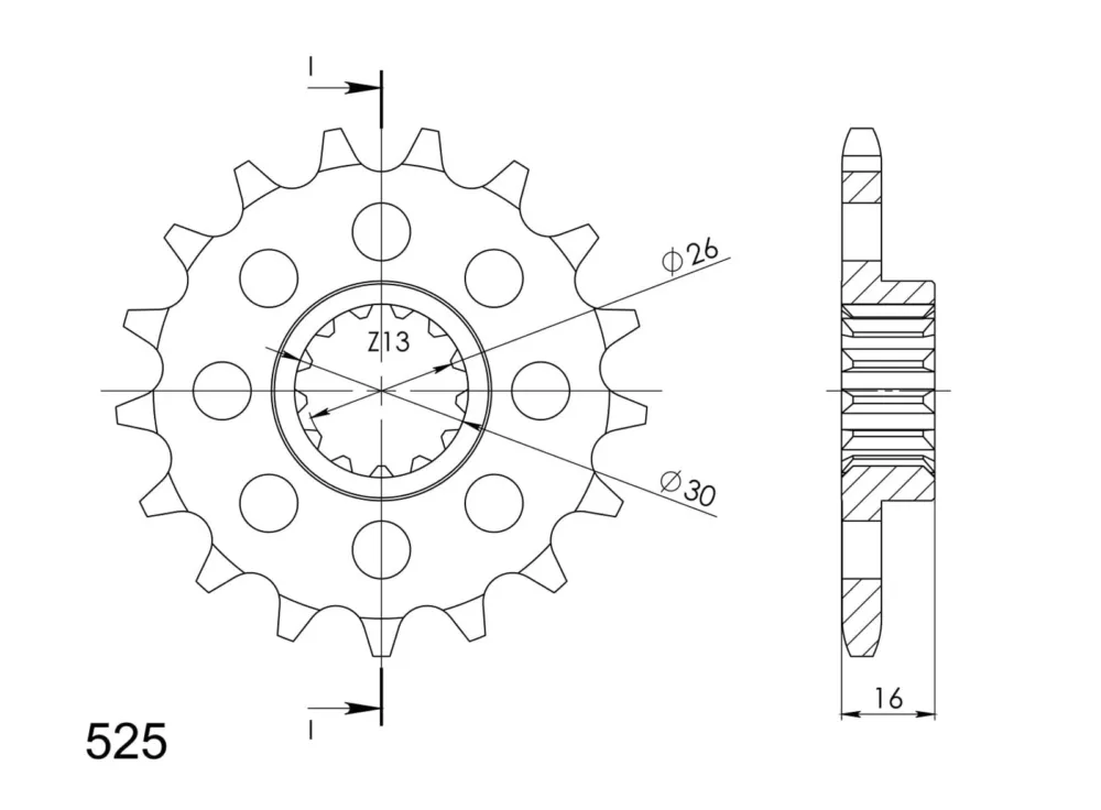 Cenová Bomba Řetězové kolečko SUPERSPROX CST-313 14