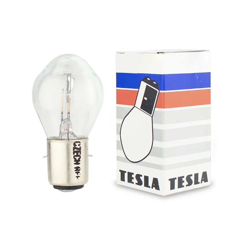 Žárovka 6V 35/35W Ba20d Tesla - originál Časově Omezené