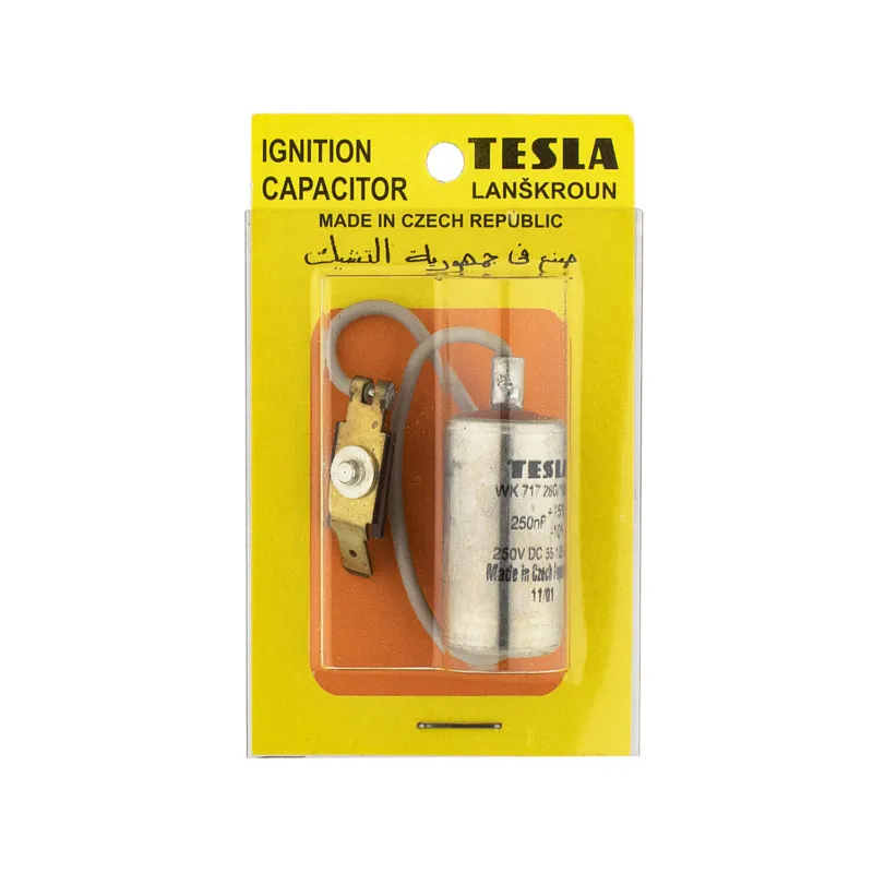 Zlevněný Kondenzátor s izolací Tesla (originál ČSSR)