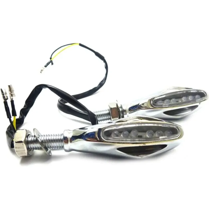 LED blinkry, kovové, krátké rameno, chrom Objednat Nyní