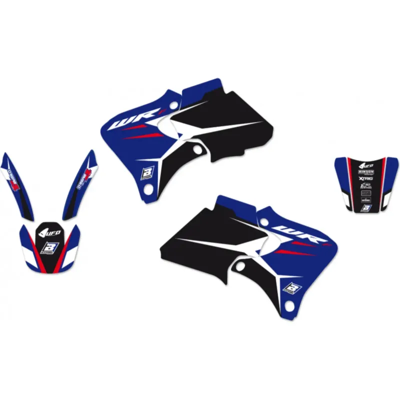 Kompletní sada polepů na motorku, modro-černá, Blackbird Dream 4 2227N, Yamaha WR 250 F 98-02, WR 400 F 98-02, WR 426 F 98-02 Sezónní Sleva