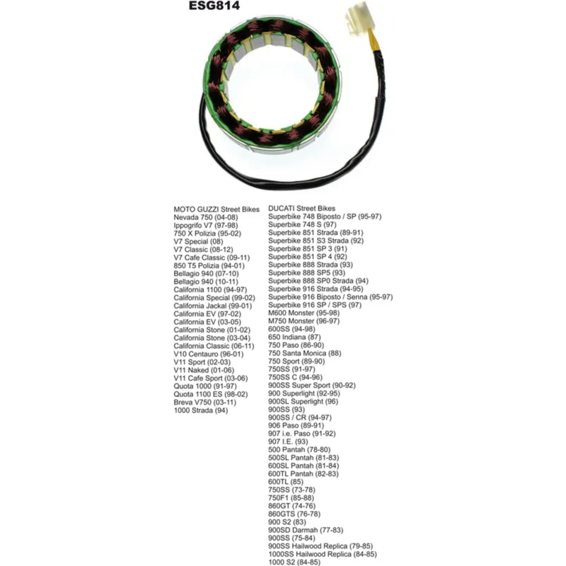 Horká Nabídka Stator zapalování, stator alternátoru, Electrosport ESG814