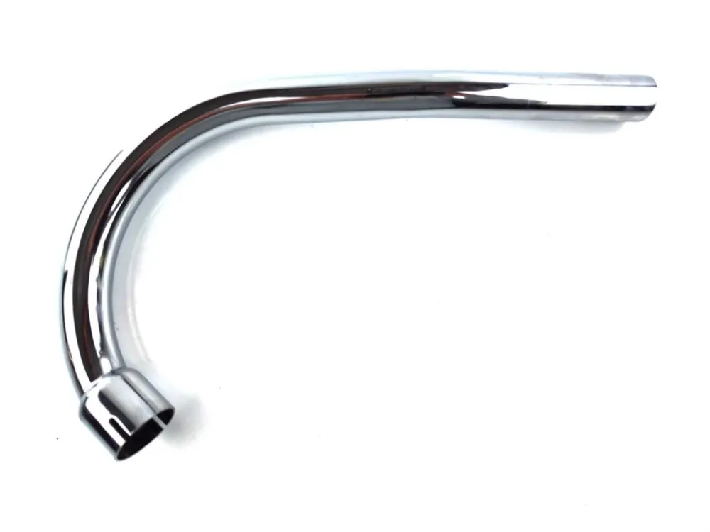 Sleva Ocelová výfuková příruba, připojení na válec 32 mm, připojení na výfuk 26 mm, délka 300 mm, pro Zündapp ZD 40, 25, 50 TS Typ 446