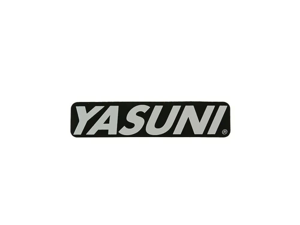 Samolepka Yasuni na koncovku výfuku 110x25mm Sezónní Sleva