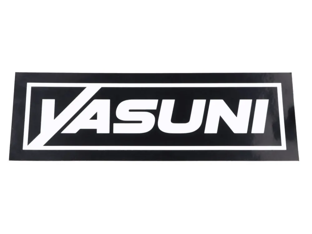 Samolepka Yasuni na koncovku výfuku 170x38mm Nejprodávanější