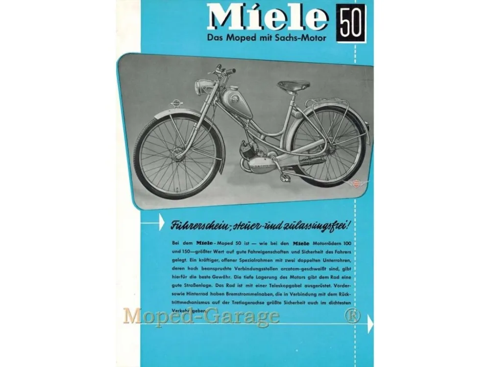 Nejlepší Volba Reklama na Miele K 50 Moped