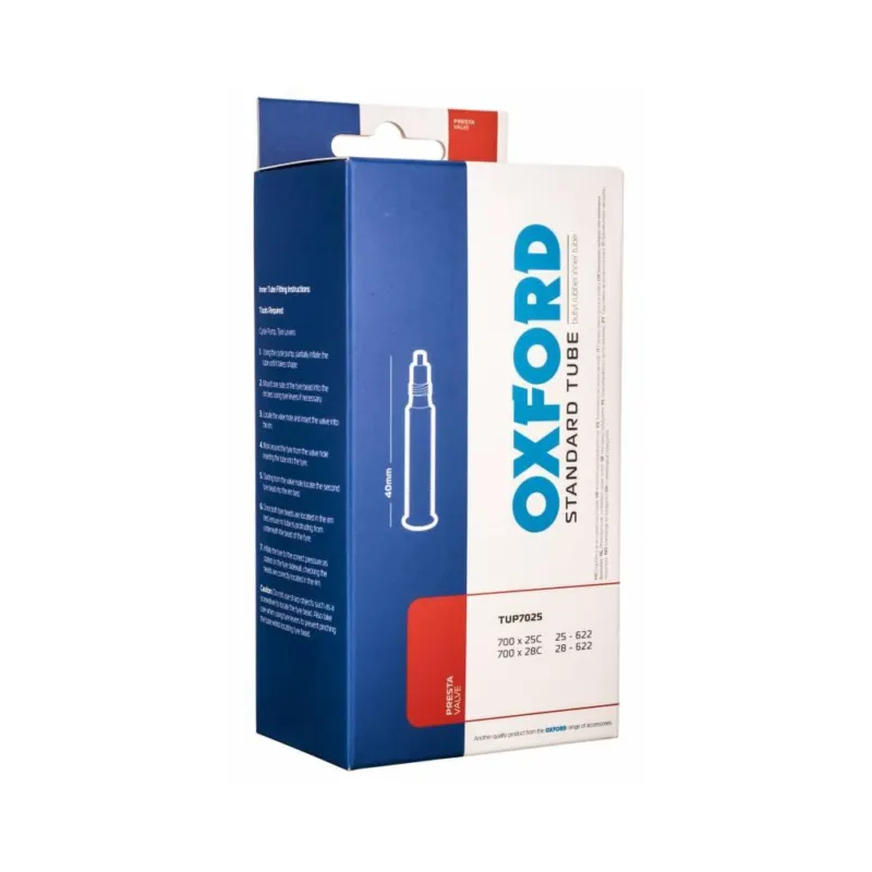 Cyklo duše 700 x 25/28C, galuskový ventilek, OXFORD Cenově Výhodný