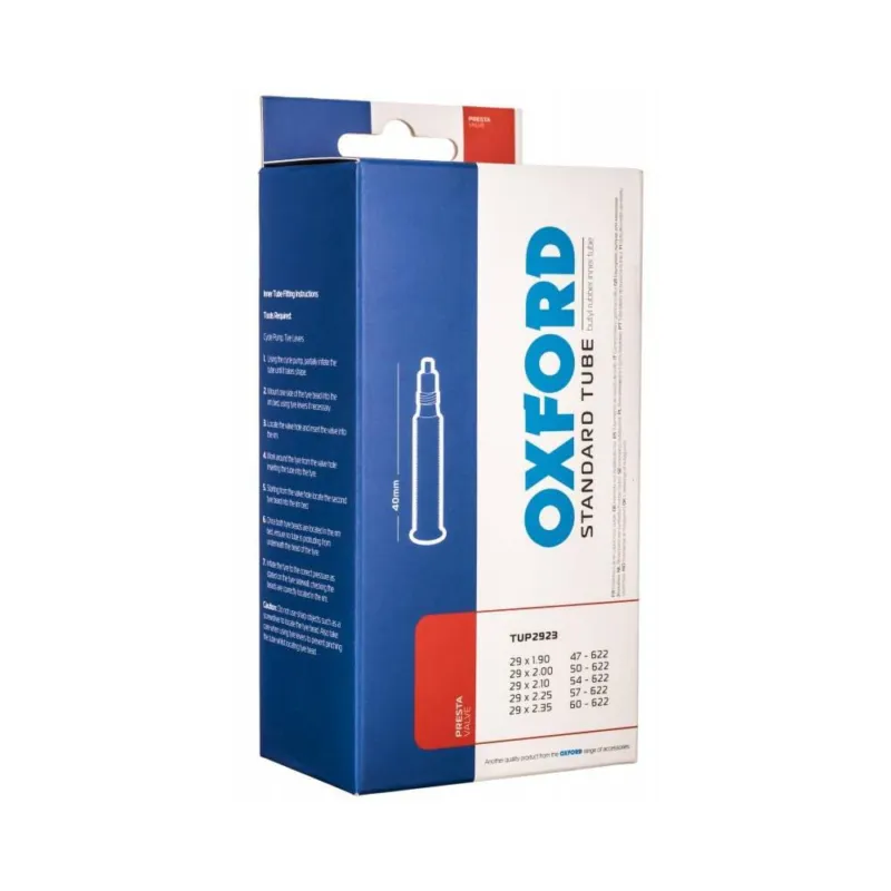 Cyklo duše 29 x 1,9/2,35, galuskový ventilek, OXFORD Akce