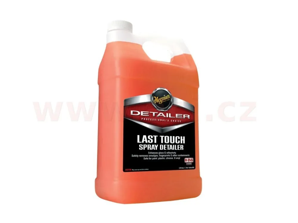 Meguiar‘s Last Touch Spray Detailer - detailer pro odstranění lehkých nečistot, lubrikaci laku a posílení lesku, 3,78 l Poslední Šance