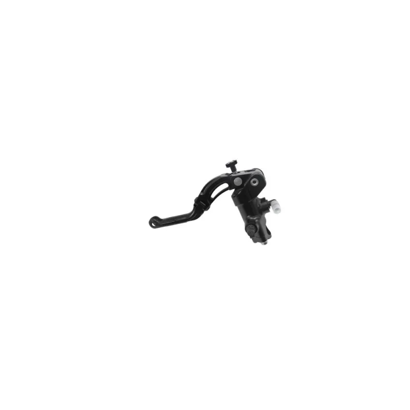 Novinka Radial clutch master cylinder ACCOSSATO 16x18 with black anodyzed body and silver revolution lever (nut+lever)