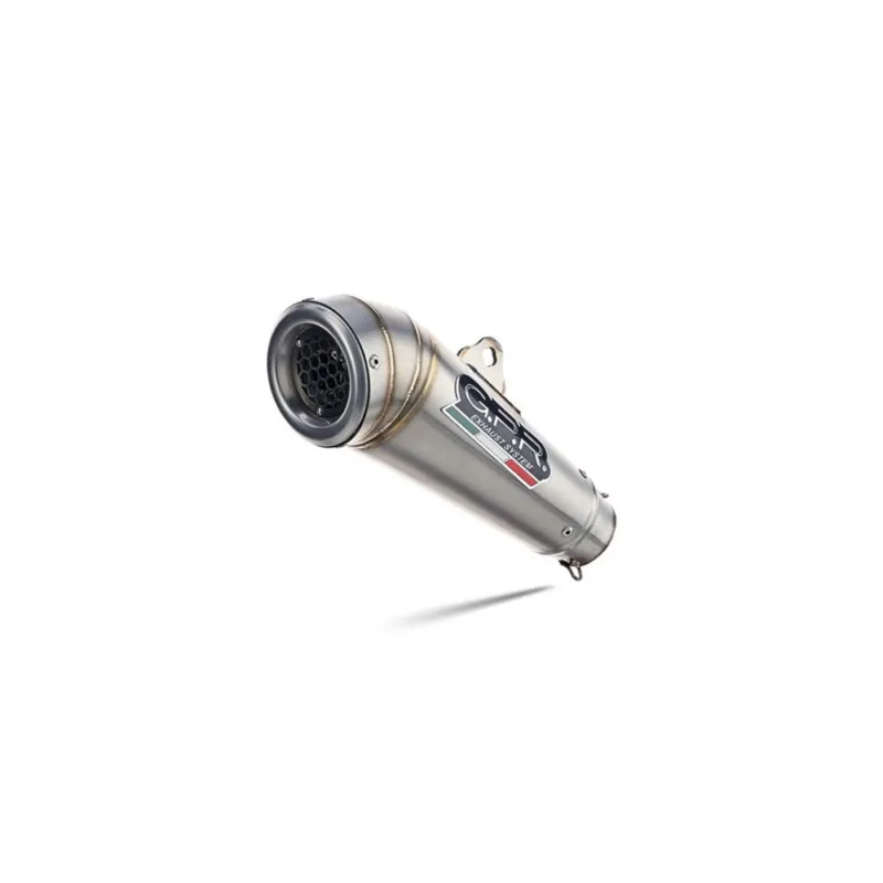 Slip-on exhaust GPR POWERCONE EVO H.221.PCEV Brushed Stainless steel including removable db killer and link pipe Akce