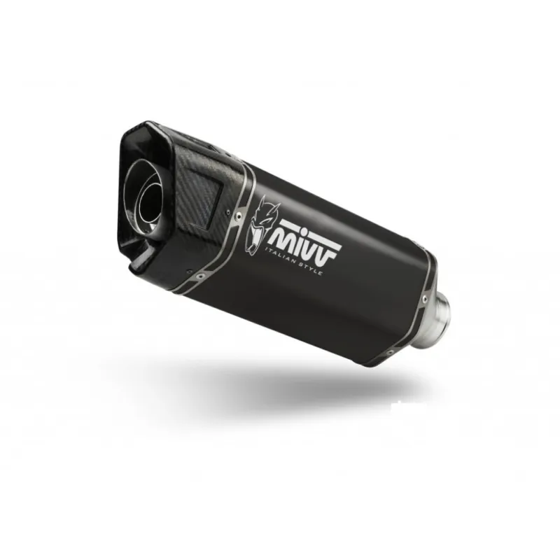 Výfuk kompletní 2x1 MIVV SR-1 S.063.LR1XB černá Výprodej