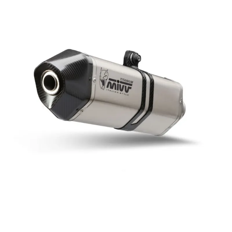 2 koncovky výfuku MIVV SPEED EDGE S.060.LRT Titan Sezónní Sleva