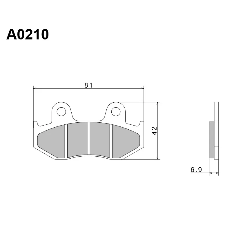 Must-Have Brzdové destičky A0210