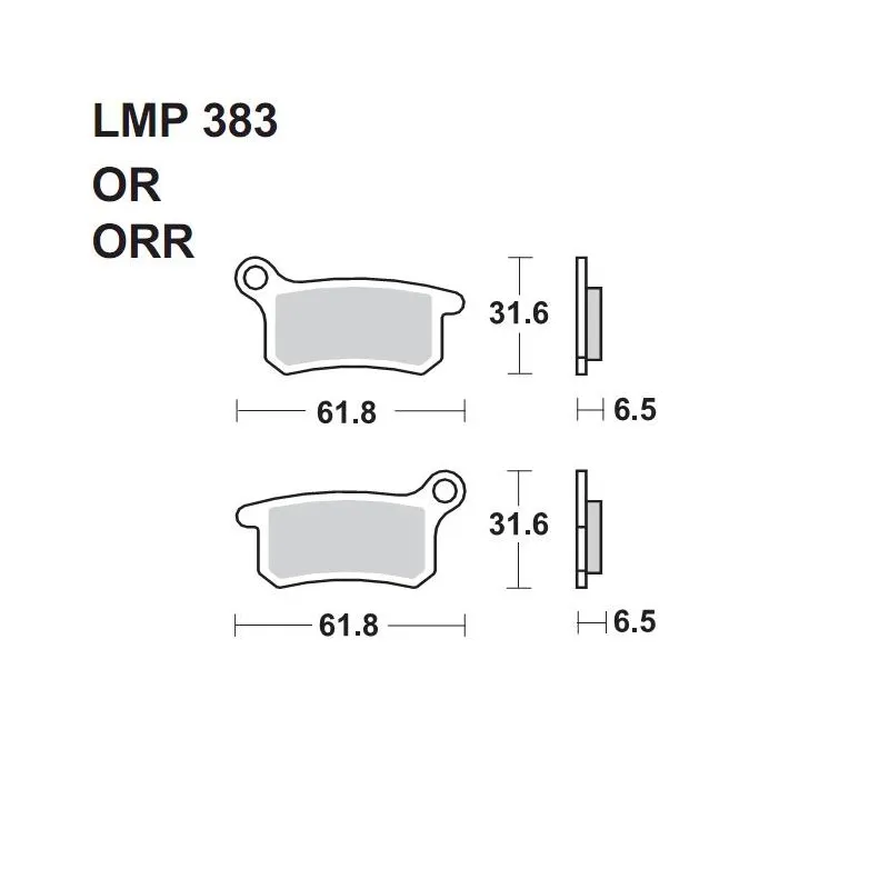 Brzdové destičky LMP383 ORR Top Prodej