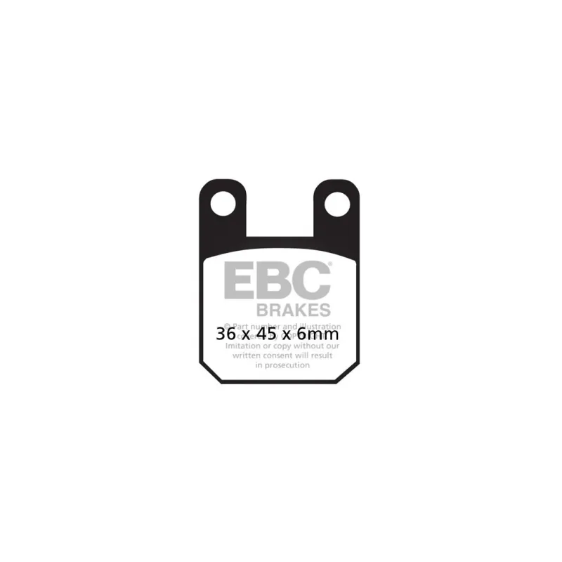 Brzdové destičky EBC FA115R Nízká Cena